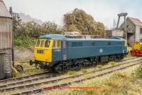8654 Heljan Class 86/0 Electric Locomotive number E3156 in BR Rail Blue livery with full yellow ends and double arrow